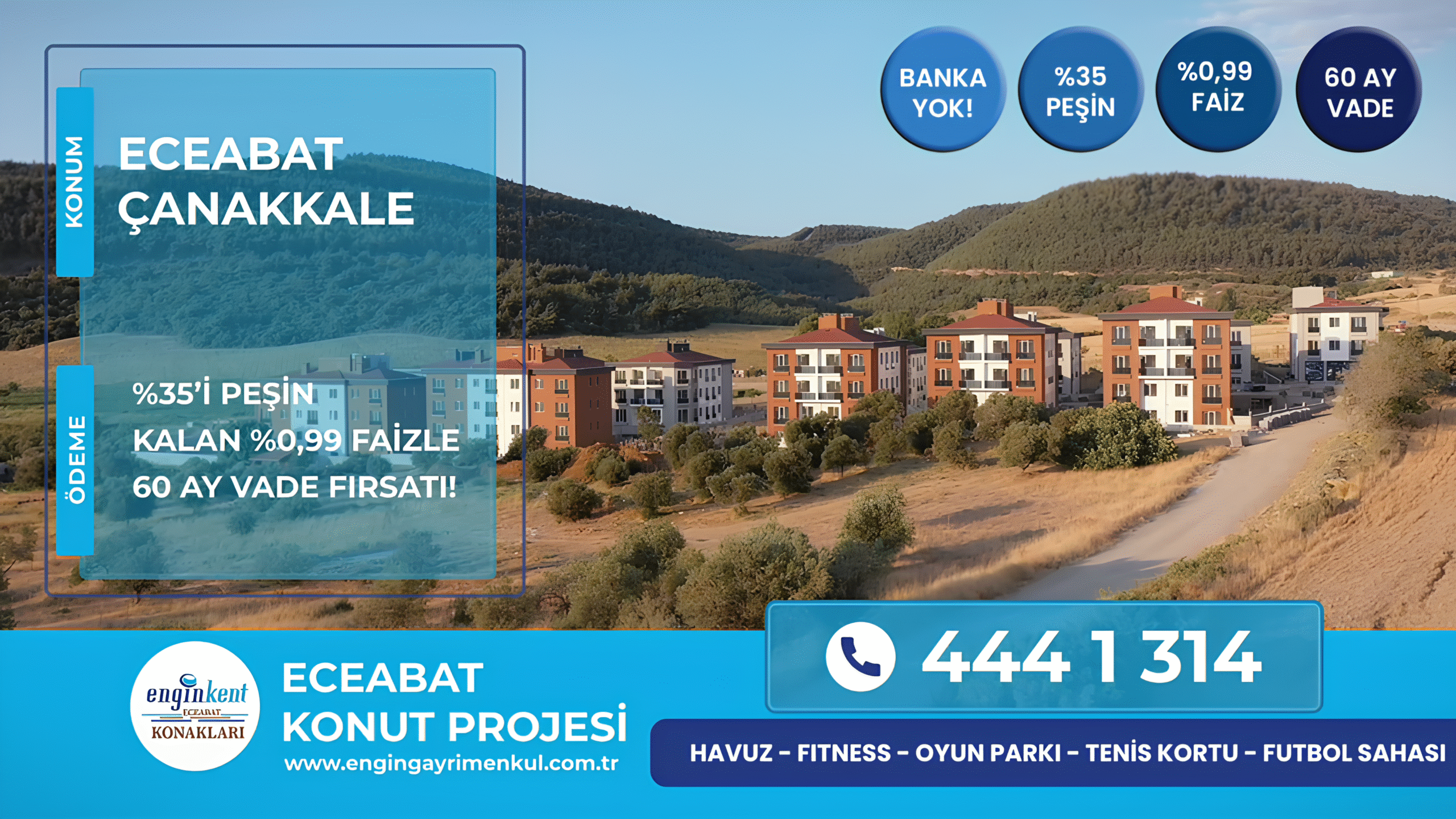 Enginkent Eceabat Konutları - Hayalleriniz Burada Hayat Buluyor!